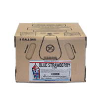 BLUE STRAWBERY FCB 5 GAL ICEE SYRUP